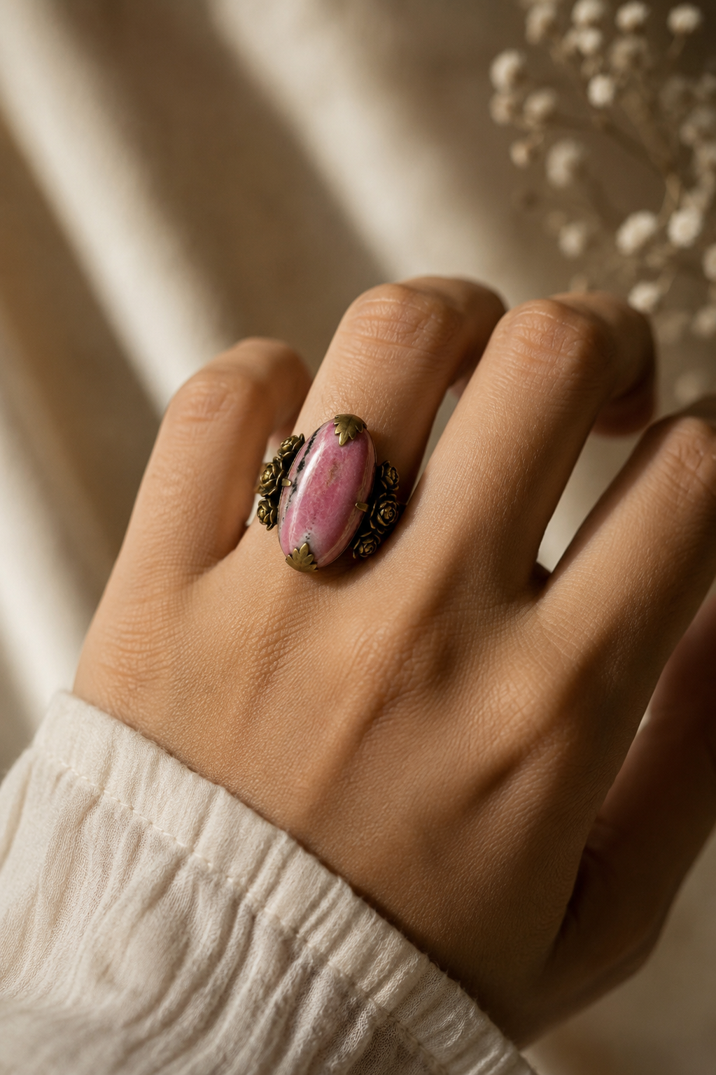 Rhodonite Vintage Ring