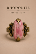 Rhodonite Vintage Ring