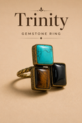 Trinity Gemstone Ring