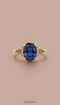 Emerald Cut Sapphire Ring